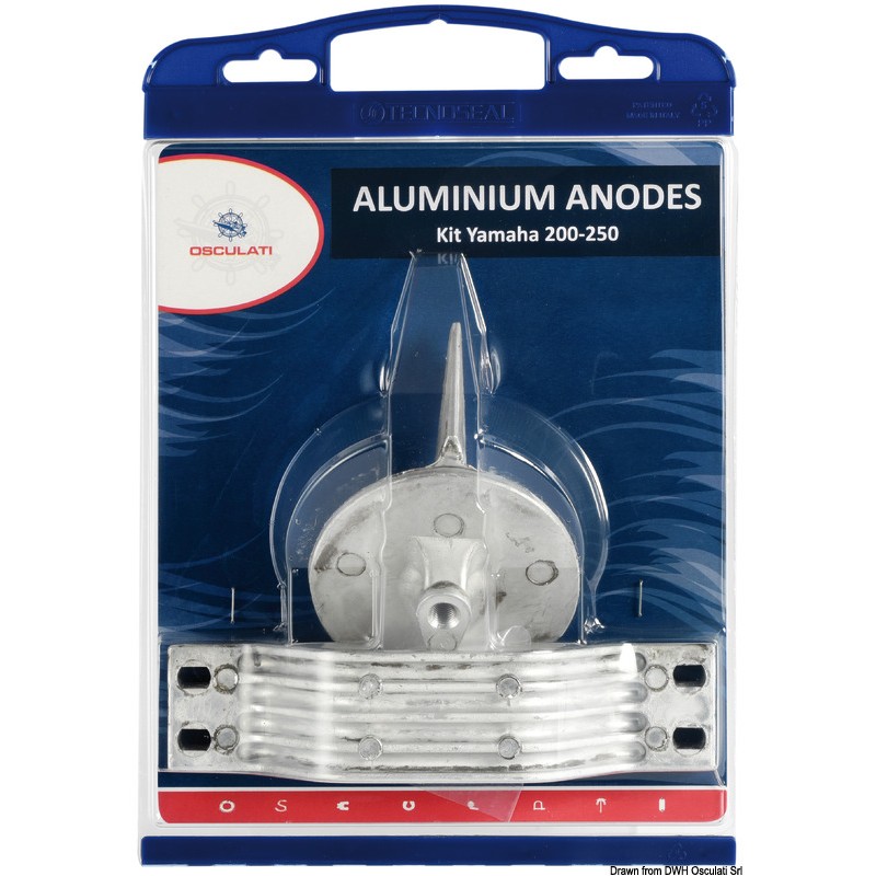 
Kit anode hors-bords Yamaha 200/250 magnésium 
