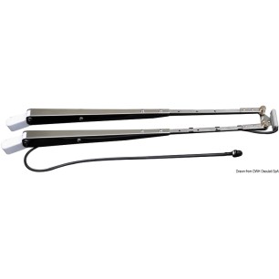 Bras télescopique + lavage pare-brise 650/800mm | EAN 8033137107573 Ref 19.190.01