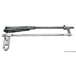 Bras parallélogramme inox essuie-glace 305/360 mm | EAN 8033137003110 Ref 19.152.36