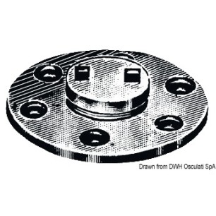 Nable de vidange laiton chromé 20 mm | EAN 8033137106866 Ref 18.537.00