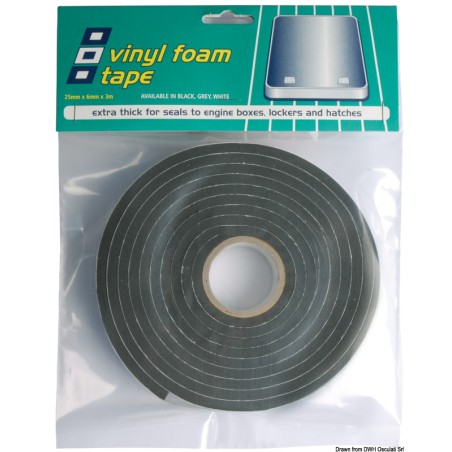 Ruban adhésif PVC PSP MARINE p. hublots 3 x 19 mm | EAN 5018400070856 Ref 19.114.00