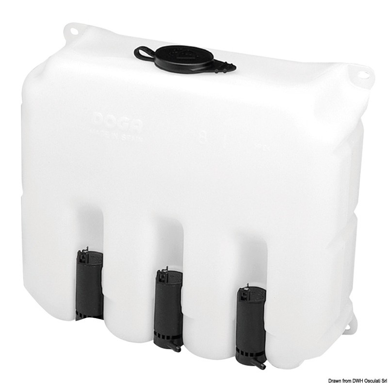 
Système lave-vitres 9,7 l 3 pompes 24 V 
