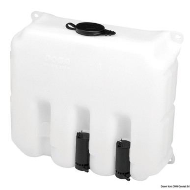 Système lave-vitres 9,7 l 2 pompes 24 V | EAN 8033137107122 Ref 19.106.24