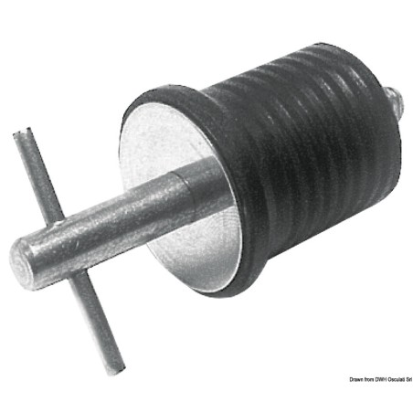 Bouchon nable inox + joint néoprène 22 mm | EAN 8033137106934 Ref 18.540.00