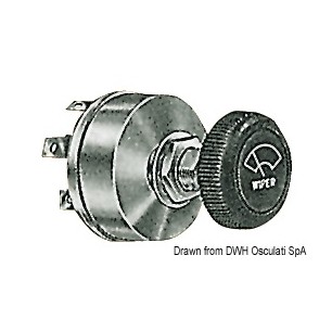 Interrupteur p. essuie-glace 12V 2 vitesses | EAN 8033137038570 Ref 19.752.28