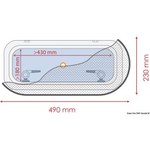 Moustiquaire 490 x 230 mm | EAN 8033137108044 Ref 19.366.14