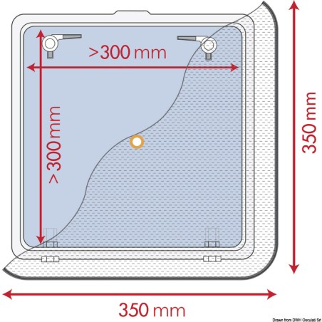Moustiquaire 350 x 350 mm | EAN 8033137108020 Ref 19.366.00