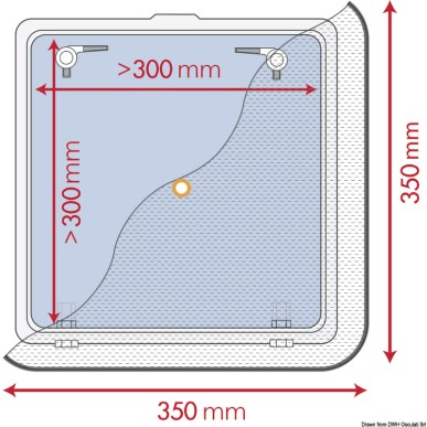 Moustiquaire 350 x 350 mm | EAN 8033137108020 Ref 19.366.00