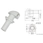 
Event en plastique embout Ø 16 mm 
