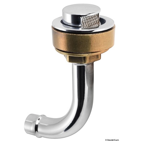 Event laiton chromé coudé 90+ gauche 16 mm | EAN 8033137109645 Ref 20.285.02