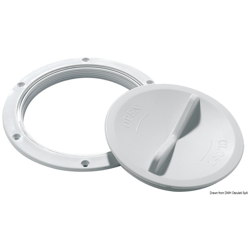 Bouchon inspection blanc ouverture facile 102 mm
Bouchon inspection blanc ouverture facile 102 mm
