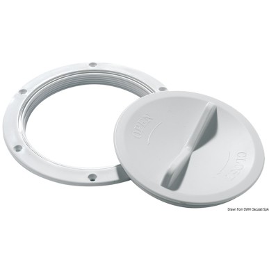 Bouchon inspection blanc ouverture facile 102 mm | EAN 8033137109348 Ref 20.201.00