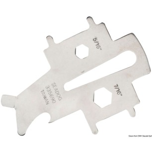 Clé universelle p. bouchons inox | EAN 8033137109270 Ref 20.169.90