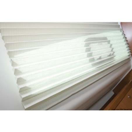 Oceanair pleated shade 381 x 305 mm crème | EAN 651554002714 Ref 19.860.02