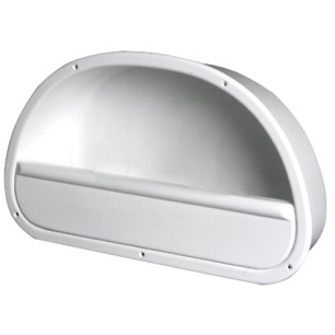 Poche latér. fourre-tout ABS blanc poli 535x 320mm | EAN 8033137109119 Ref 20.024.00
