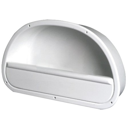 Poche latér. fourre-tout ABS blanc poli 535x 320mm | EAN 8033137109119 Ref 20.024.00
