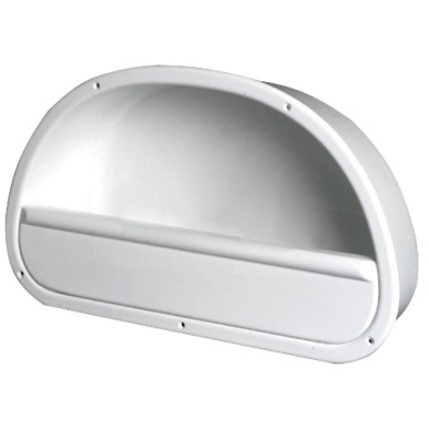 Poche latér. fourre-tout ABS blanc poli 535x 320mm | EAN 8033137109119 Ref 20.024.00