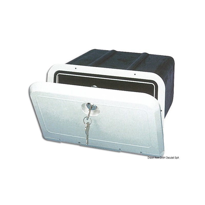 
Niche fourre-tout 285 x 180 x 260 mm avec serrure 
