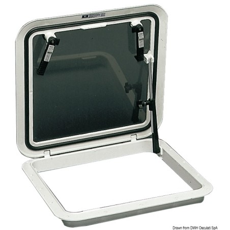 Panneau de pont BOMAR Flushdeck noir 394 x 521 mm | EAN 8033137109034 Ref 19.927.10NE