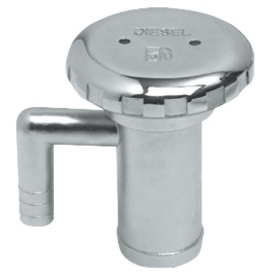 Bouchon DIESEL AISI316 poli miroir + évent 38mm | EAN 8033137037207 Ref 20.565.03