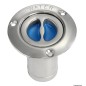 
Bouchon droit WATER inox poli 80 mm 
