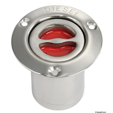 Bouchon droit DIESEL inox poli 80 mm | EAN 8033137003295 Ref 20.467.03