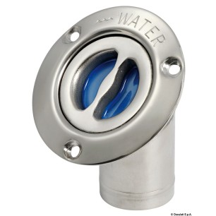 Bouchon incliné 45+ WATER inox poli 38 mm | EAN 8033137003325 Ref 20.470.02