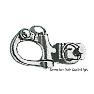 Mousqueton poulies 12 mm | EAN 8033137165351 Ref 55.293.10