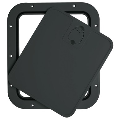 Trappe inspect façade amovible noire 305 x 355 mm | EAN 8033137109966 Ref 20.302.23