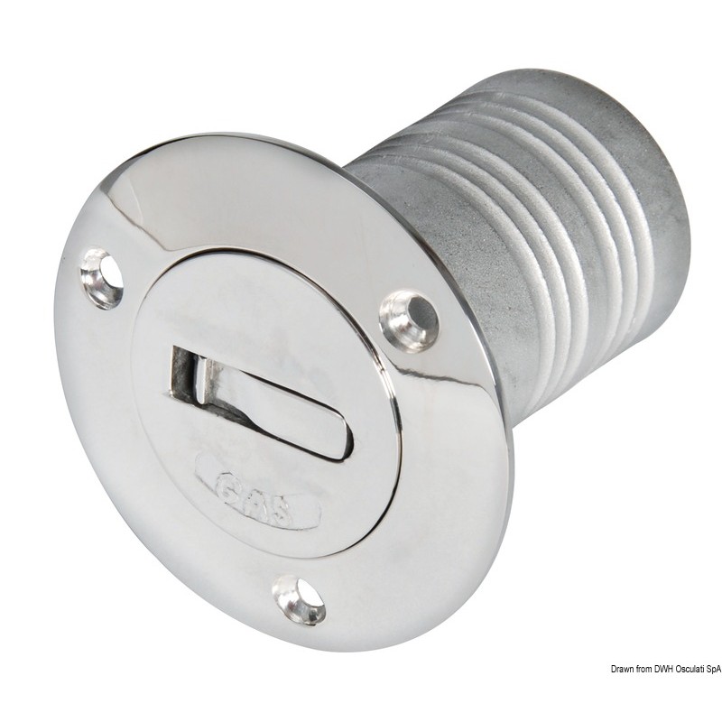 
Bouchon laiton chromé FUEL 50 mm 
