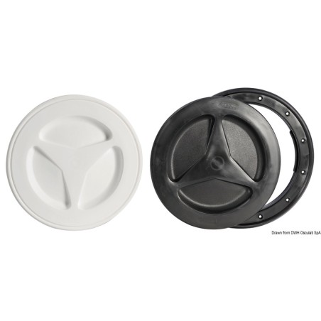 Bouchon inspection polypropylène noir 204 mm | EAN 8033137110160 Ref 20.337.02NE
