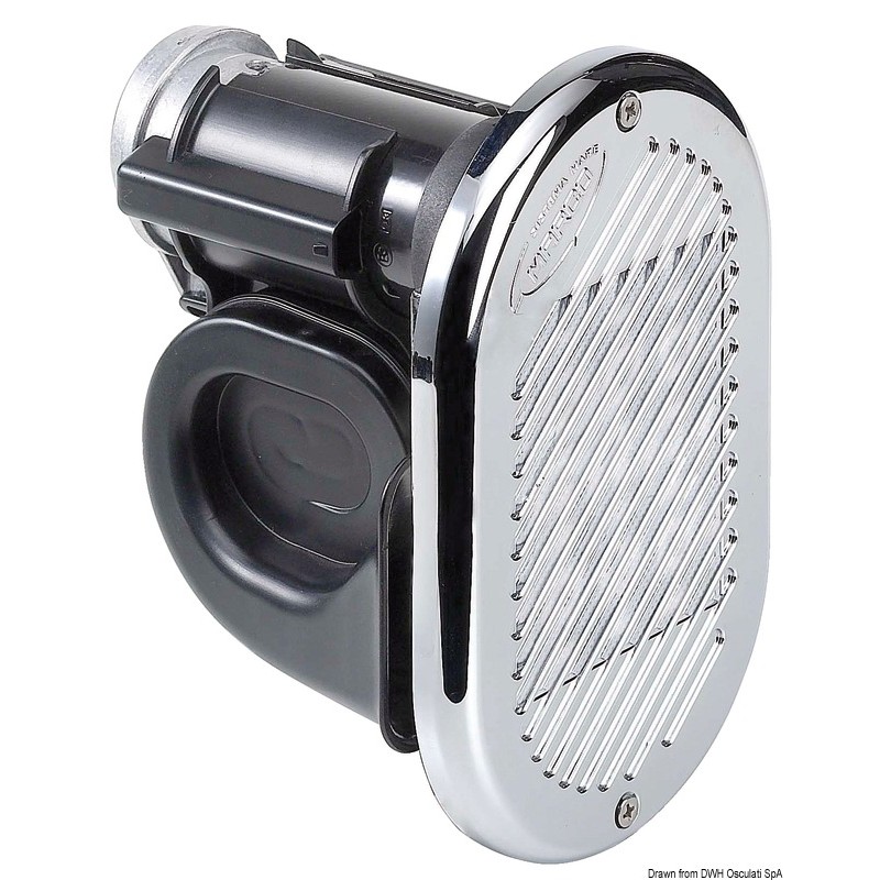 
Avertisseur électropneumat. HURRICANE chromé 12 V 
