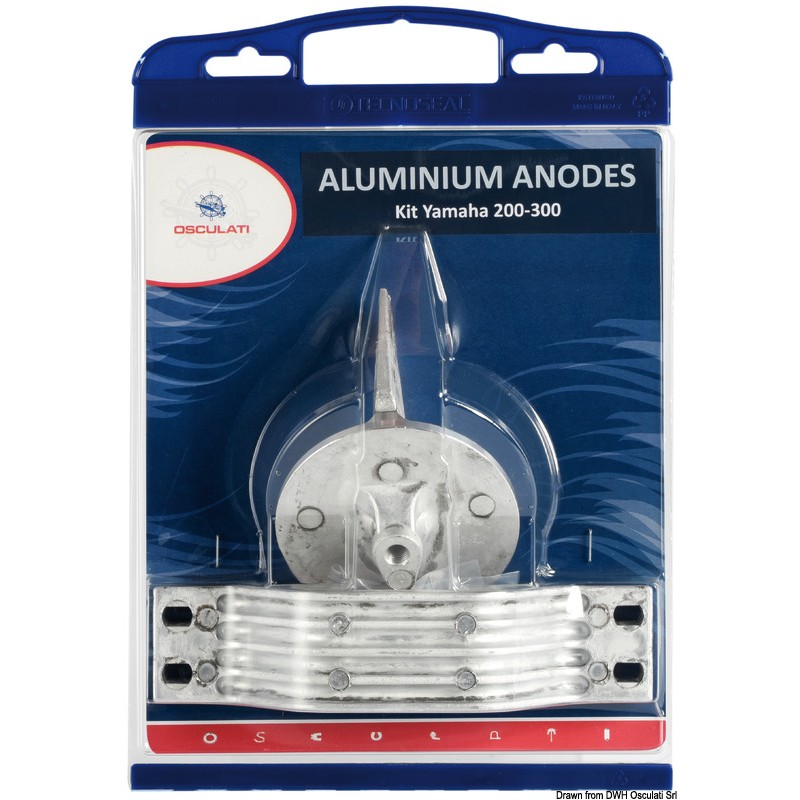 
Kit anode hors-bords Yamaha 200/300 magnésium 
