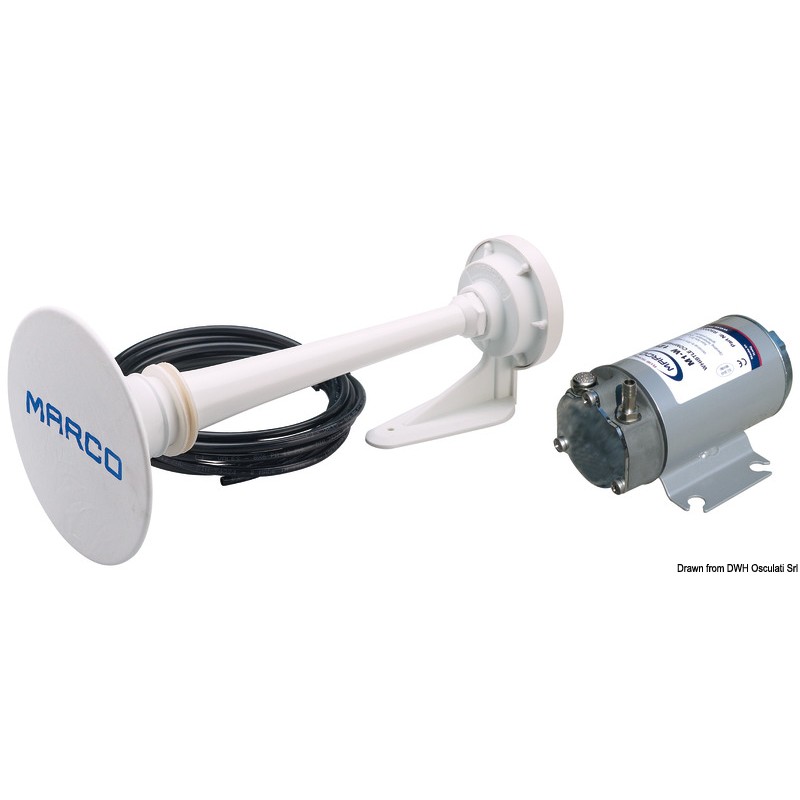
Avertisseur 12 V homologué RINA blanc embar. pêche  20m 
