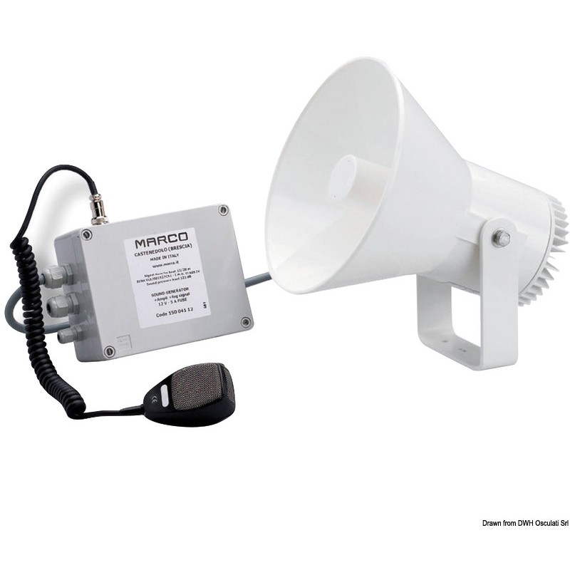 Avertisseur électr. avec ampli homologué RINA 24 V
Avertisseur électr. avec ampli homologué RINA 24 V
