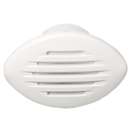 Avertisseur encastrer ABS blanc 12 V | EAN 8033137037023 Ref 21.102.20