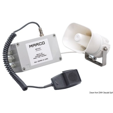 Avertisseur/Sifflet électronique multif.112dB 12 V | EAN 8022278602696 Ref 21.427.12