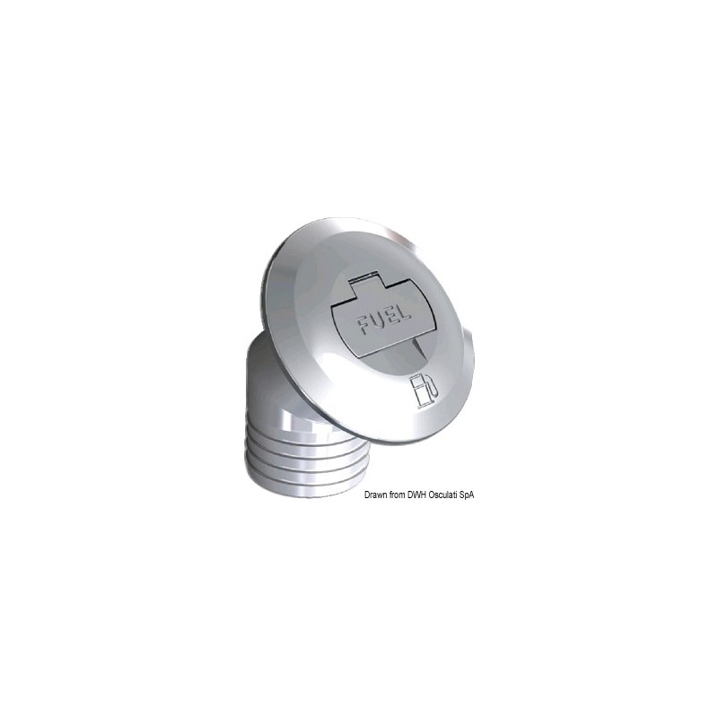 
Bouchon Fuel incliné 30° 38 mm 
