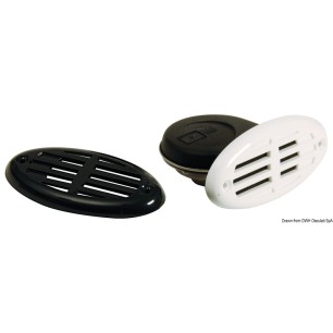 Avertisseur encastrement ABS + grille blanche | EAN 8033137111280 Ref 21.402.30