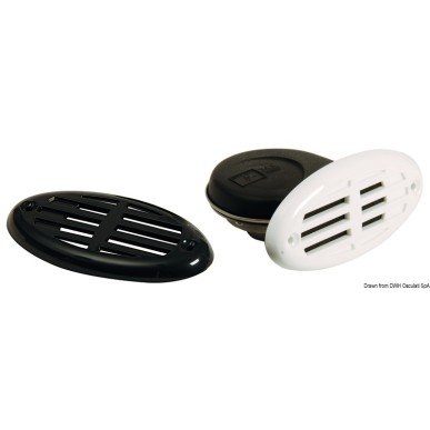 Avertisseur encastrement ABS + grille blanche | EAN 8033137111280 Ref 21.402.30