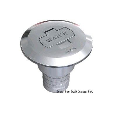 Bouchon Water droit 38 mm | EAN 8033137110894 Ref 20.668.02
