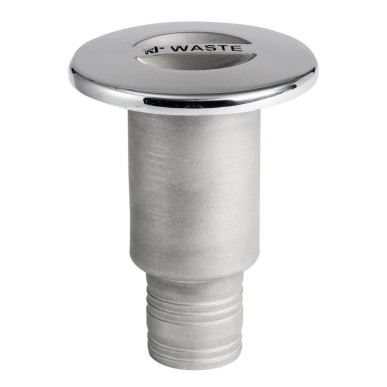 Bouchon WASTE AISI316 moulé poli 38mm 96,3mm | EAN 8033137111105 Ref 20.866.39