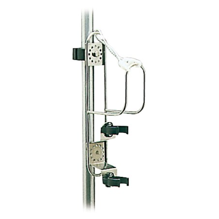Etrier inox porte-bouée couronne + balise lumineus | EAN 8033137112126 Ref 22.426.01