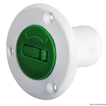 Bouchon carb. nylon/fibre verre FUEL vert 38 mm | EAN 8033137029332 Ref 20.669.04