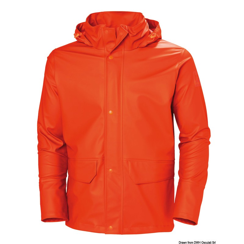 
HH Gale Rain veste orange S 
