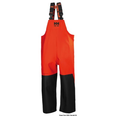 HH Storm Rain salopette BIB orange/noir XXL | EAN 8033137208690 Ref 24.501.15