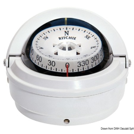 Compas externe RITCHIE Voyager 3" blanc/blanc | EAN 8033137115073 Ref 25.082.12