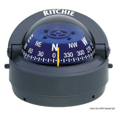 Compas externe RITCHIE Explorer 2"3/4 gris/bleu | EAN 10342160454 Ref 25.081.13