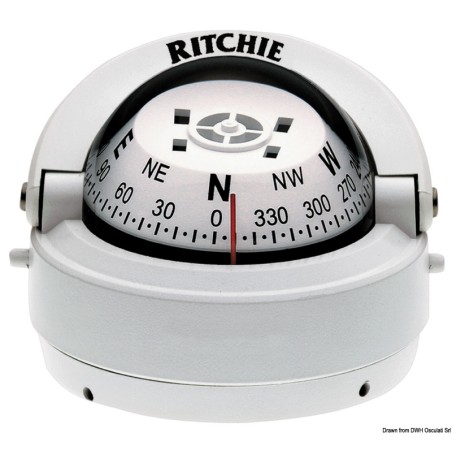 Compas externe RITCHIE Explorer 2"3/4 blanc/blanc | EAN 10342160508 Ref 25.081.12