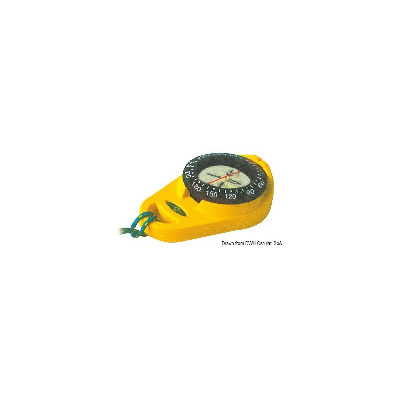 
Compas RIVIERA Orion avec boîtier souple jaune 
